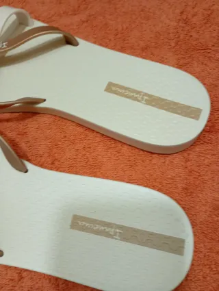 Chanclas Ipanema Mujer Talla 39 Beige/Marrón