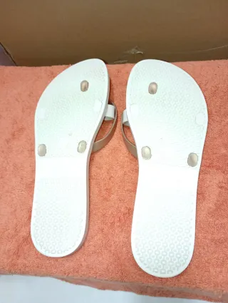 Chanclas Ipanema Mujer Talla 39 Beige/Marrón