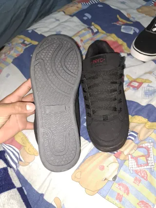 Zapatillas de skate NYC negras talla 42