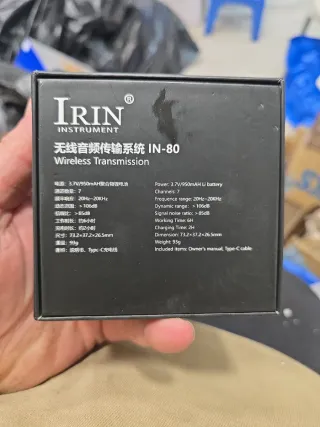 Sistema Inalámbrico IRIN IN-80 Guitarra