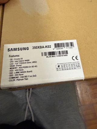 Samsung Chromebook 350XBA-K02