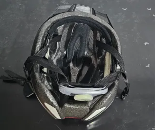 Casco Ciclismo Crivit Rojo y Gris