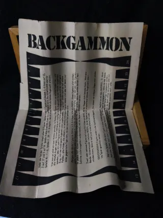 Juego de mesa Backgammon