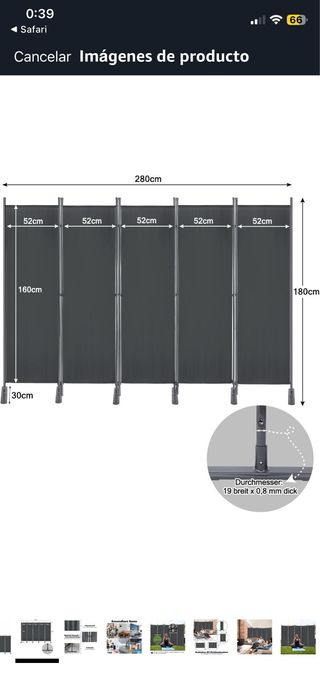 Palet de productos nuevos