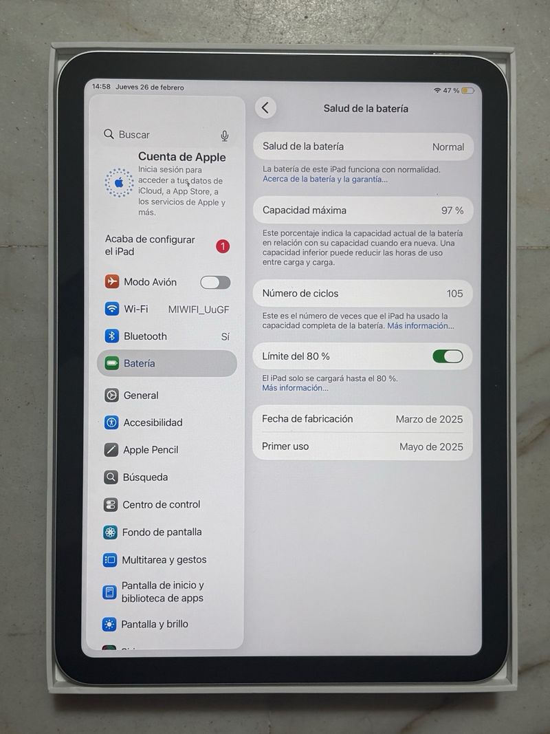 IPAD 11 GENERACIÓN (A16) 128 GB - COMO NUEVA afbeelding 4