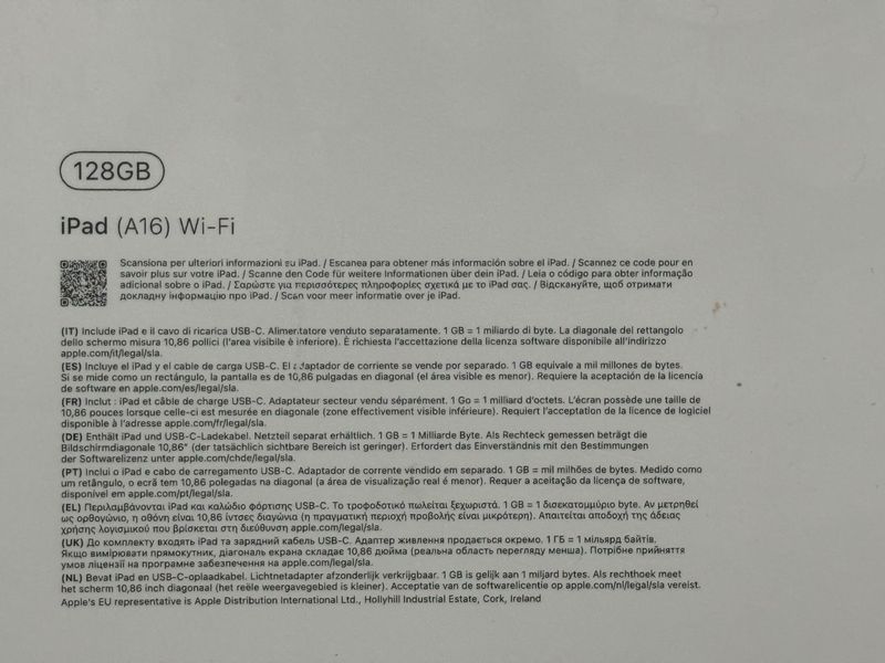 IPAD 11 GENERACIÓN (A16) 128 GB - COMO NUEVA afbeelding 7