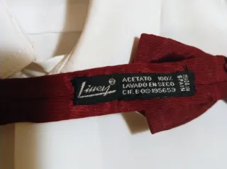 Pajarita Granate Niño