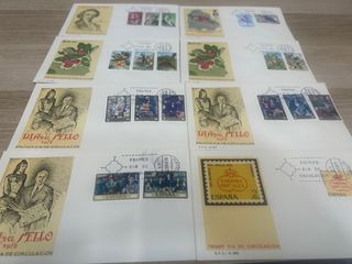 Sobres Primer Día Circulación 1972