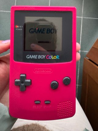 Consola Game Boy Color Rosa + Funda Pokémon