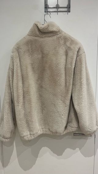 Cazadora de pelo beige talla única