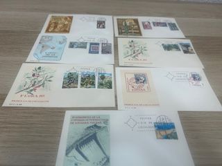 Sobres Primer Día Circulación 1973