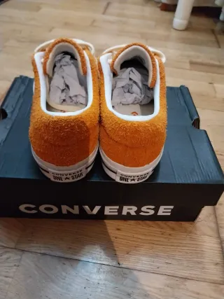 Zapatillas Converse One Star Naranja Suede