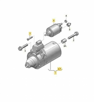 03L911021C MOTOR ARRANQUE AUDI A4 BER. (B8)