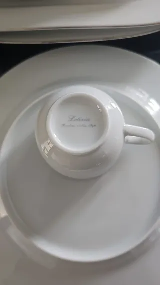 Vajilla Porcelana Letizia 12 Servicios + Café