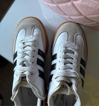 Zapatillas Adidas Samba Beige/Blanco