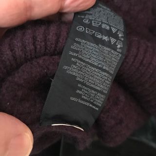 Maglione Tommy Hilfiger Treccia Viola XL
