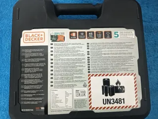 Taladro Black+Decker 18V Litio 2.0Ah Nuevo