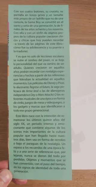 Libro Yo también jugué a la GameBoy