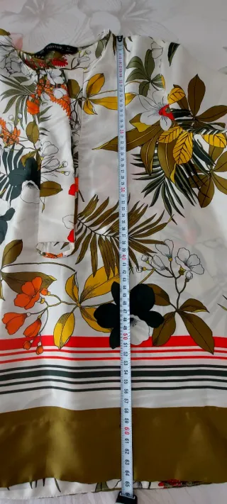 Camisa Zara Estampada Flores