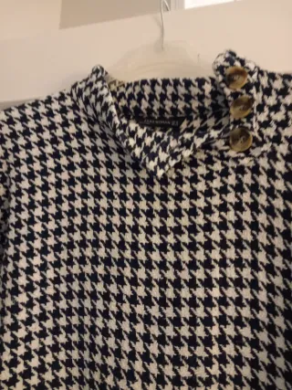 Jersey fino estampado pata de gallo