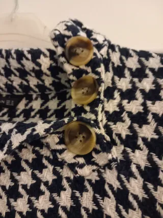 Jersey fino estampado pata de gallo