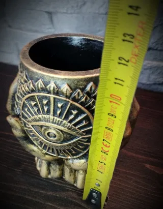 Vaso Eye Of Providence Tazza Occhio Horus Gotico
