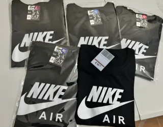 Camiseta de  hombre  Nike Air Negra