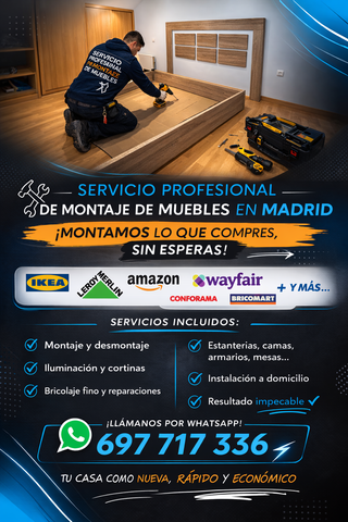 montador de muebles manitas en Madrid