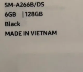 Samsung Galaxy A26 5G Negro - Nuevo