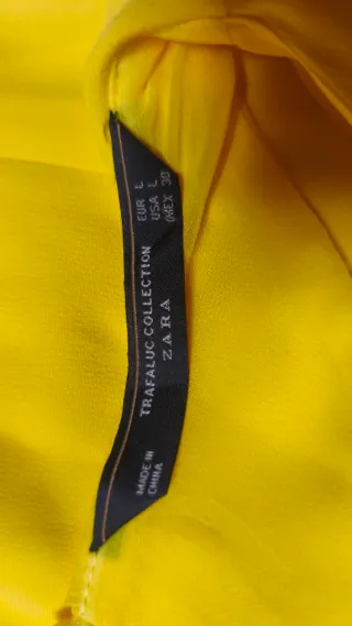 Vestido pantalón Zara amarillo Talla S