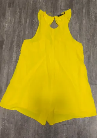 Vestido pantalón Zara amarillo Talla S