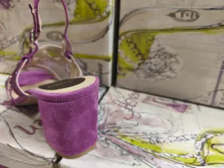 Sandalias fiesta /moradas