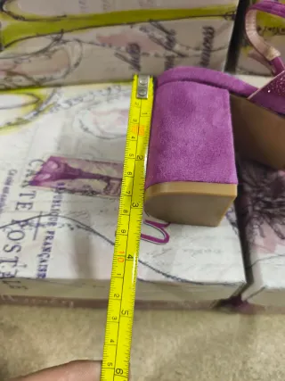 Sandalias fiesta /moradas