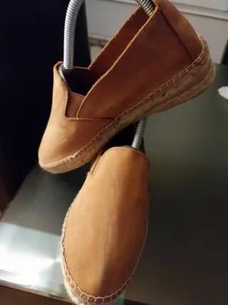 Zapatillas ante suela esparto y goma