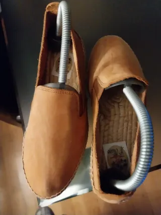 Zapatillas ante suela esparto y goma