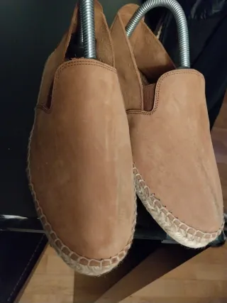 Zapatillas ante suela esparto y goma