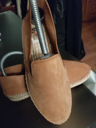 Zapatillas ante suela esparto y goma