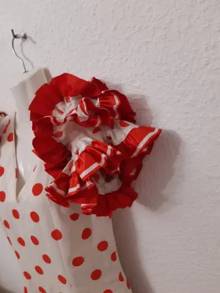 Vestido Flamenca Volantes Lunares