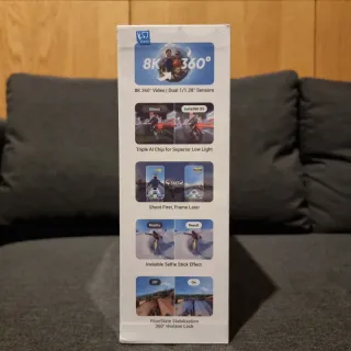 Kit essenziale Insta360 X5 8K 360 Action Cam