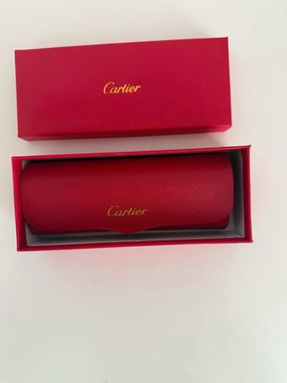 Gafas Cartier Negro y Dorado