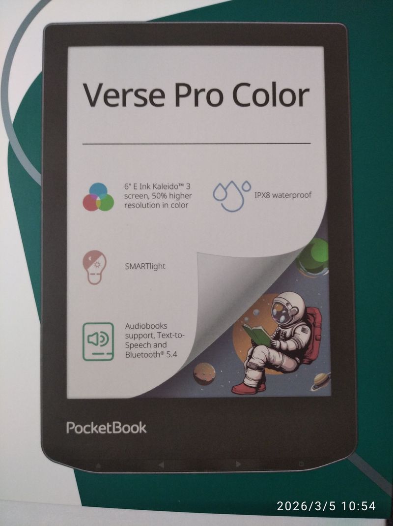 PocketBook Verse Pro Color eReader 6 16GB