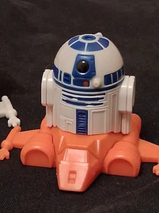 Figuras Star Wars R2-D2 Luke Skywalker con tampon