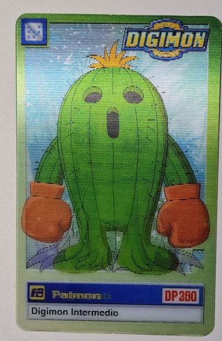 Carte Digimon 1999 Palmon/Togemon Lenticolare