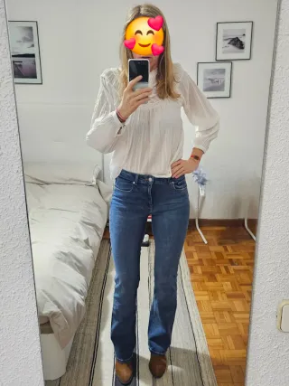 Jeans Zara Campana Azul