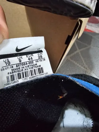 Nike Epic React Flyknit Negro Naranja