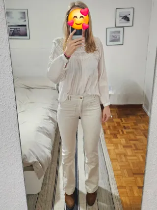 Jeans Tintoretto Blanco Roto