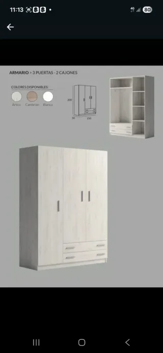 Armario de 2●3●4 puertas