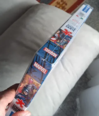Puzzle Panorama Marvel 1000 Peças Clementoni