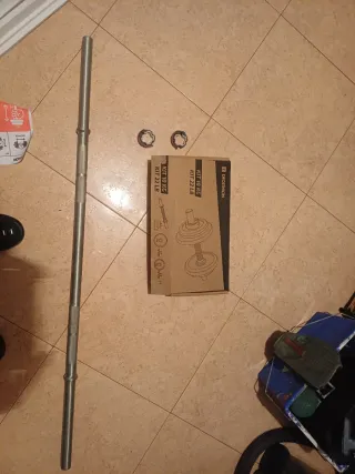 Kit Musculación Mancuernas y Discos