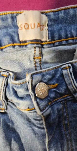 Jeans donna slim fit vita media denim chiaro 44